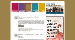 Desktop Screenshot of fashion-merchandising.com