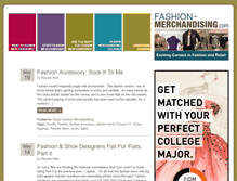 Tablet Screenshot of fashion-merchandising.com